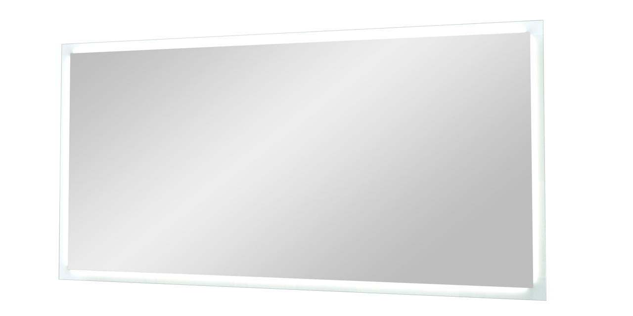 Balmani Vizio miroir rectangulaire lumineux et anti-buée 135 x 70 cm