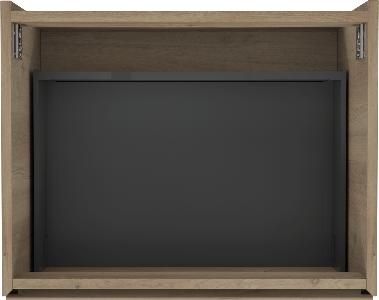 Storke Edge meuble sous-lavabo suspendu 65 x 52 cm chêne brut 1 tiroir