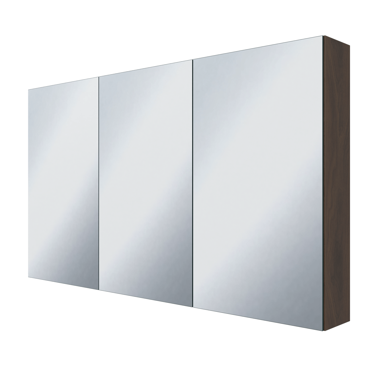 Storke Reflecta Spiegelschrank Bad: 130 x 75 cm, Nussbaum