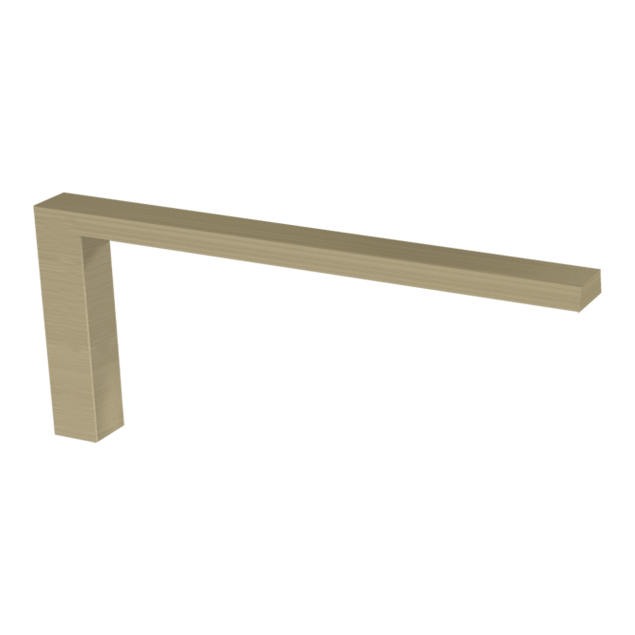 Blaufoss Noma Small handdoekhouder Brushed Champagne Gold 19cm