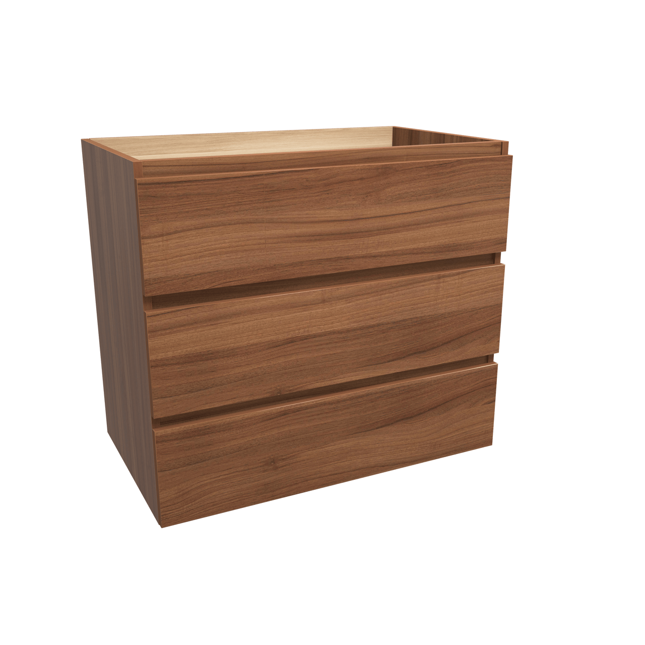 Balmani Lucida staande wastafelonderkast 90 x 55 cm notelaar 3 lades