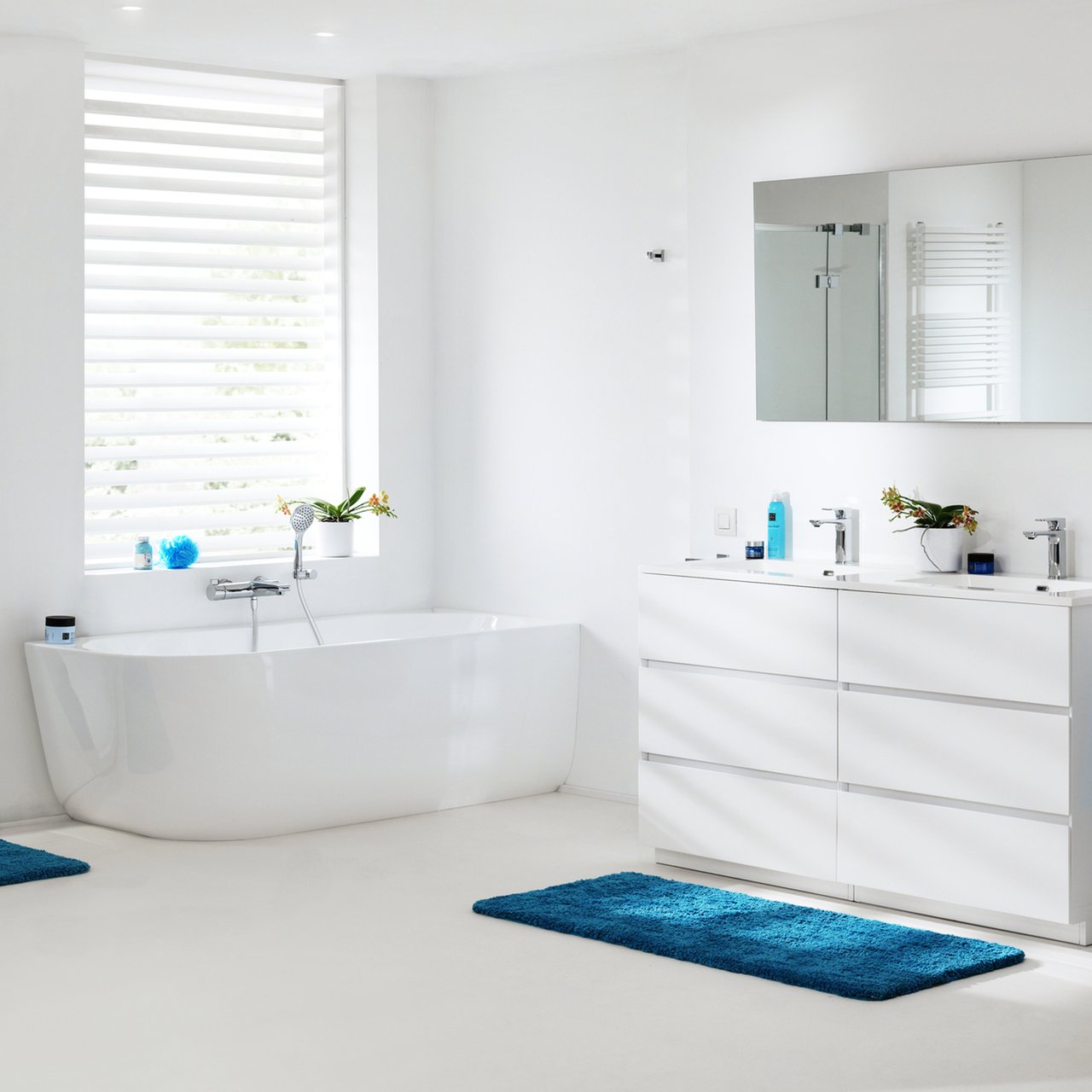 Blaufoss Orbit Handbrause: 1jet, Chrom Glänzend