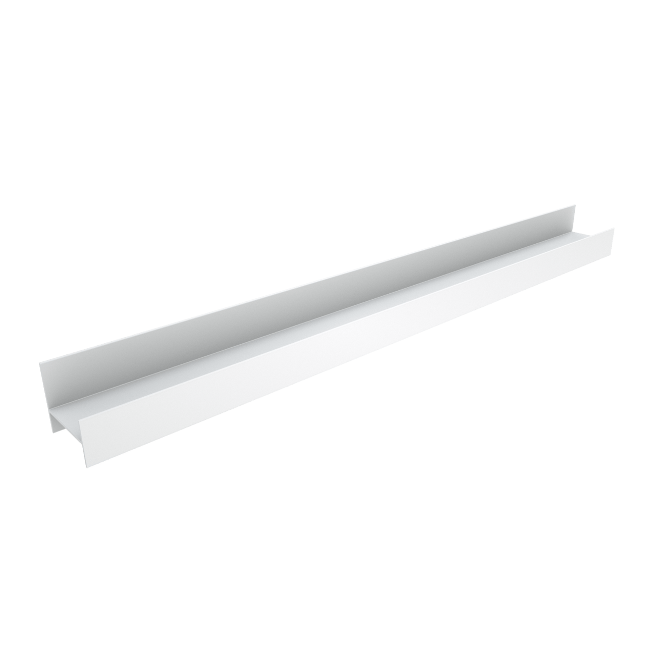 Blaufoss Blackline Tilli étagère murale blanc mat 80 x 6,8 cm