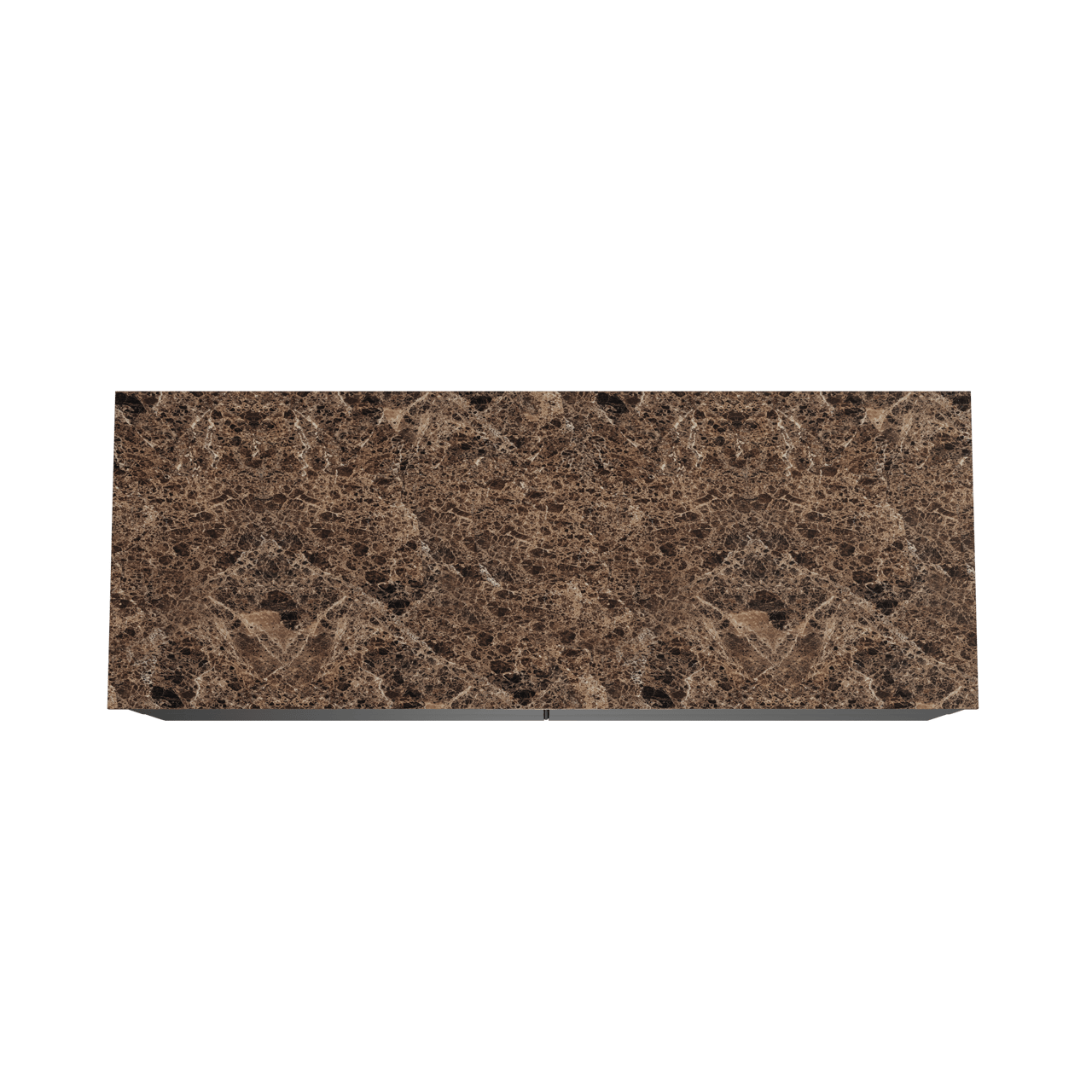 Balmani Mitra meuble salle de bains suspendu 150 x 55 cm noir mat avec Stretto tablette simple ou double en marbre dark emperador