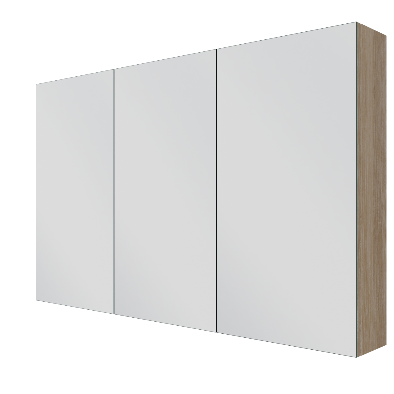 Linie Montro armoire de toilette 120 x 75 cm chêne clair