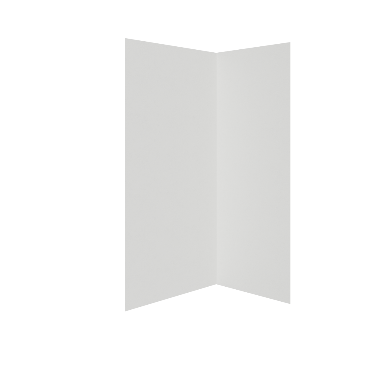 Luca Varess Zelda Duschrückwand 90 x 120 cm Komposit Weiß matt Rockstruktur