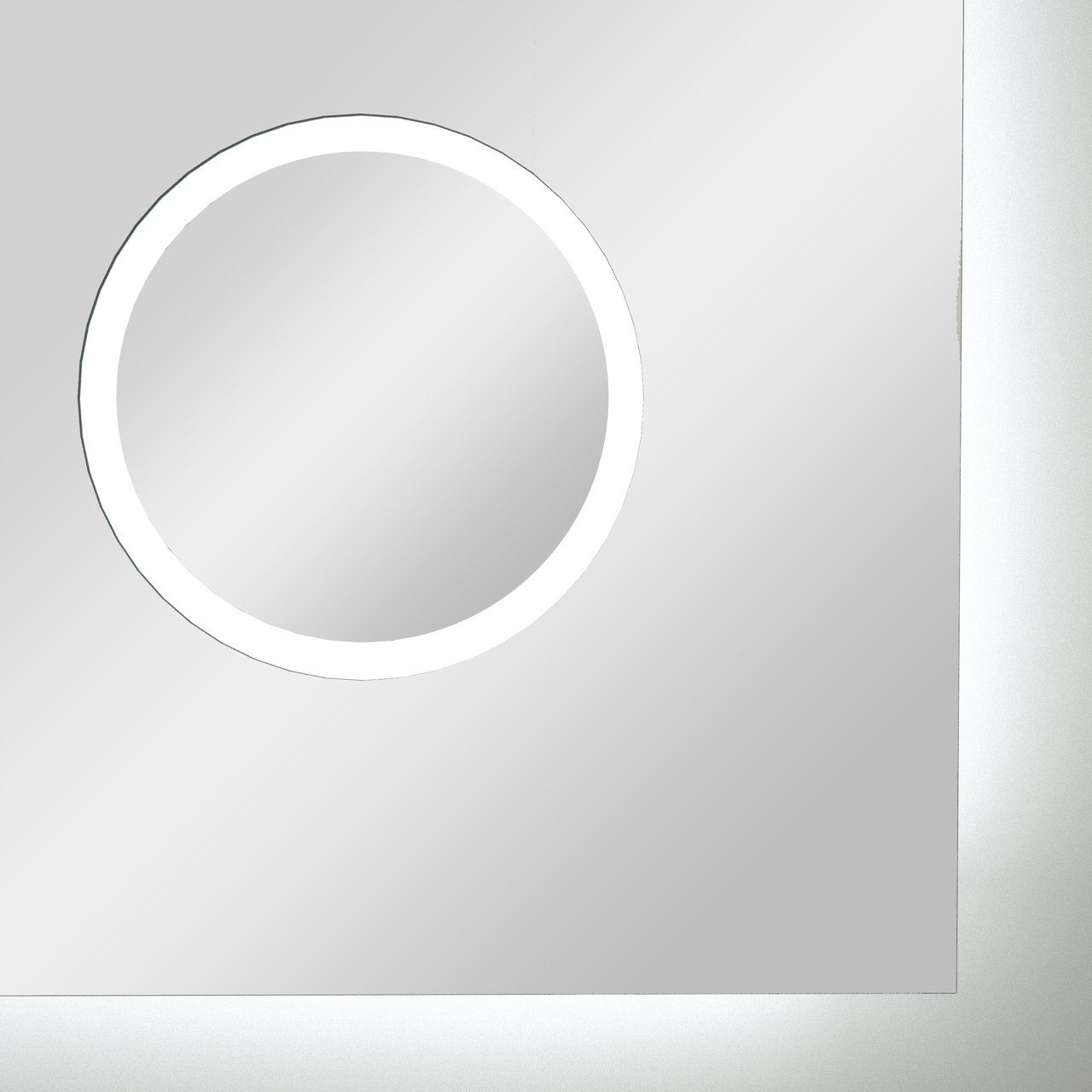 Balmani Giro miroir rectangulaire lumineux et anti-buée 135 x 70 cm