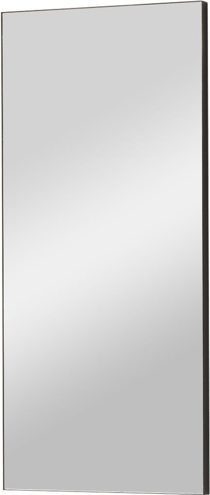 Storke Nero rechthoekig badkamerspiegel zwart 48 x 100 cm