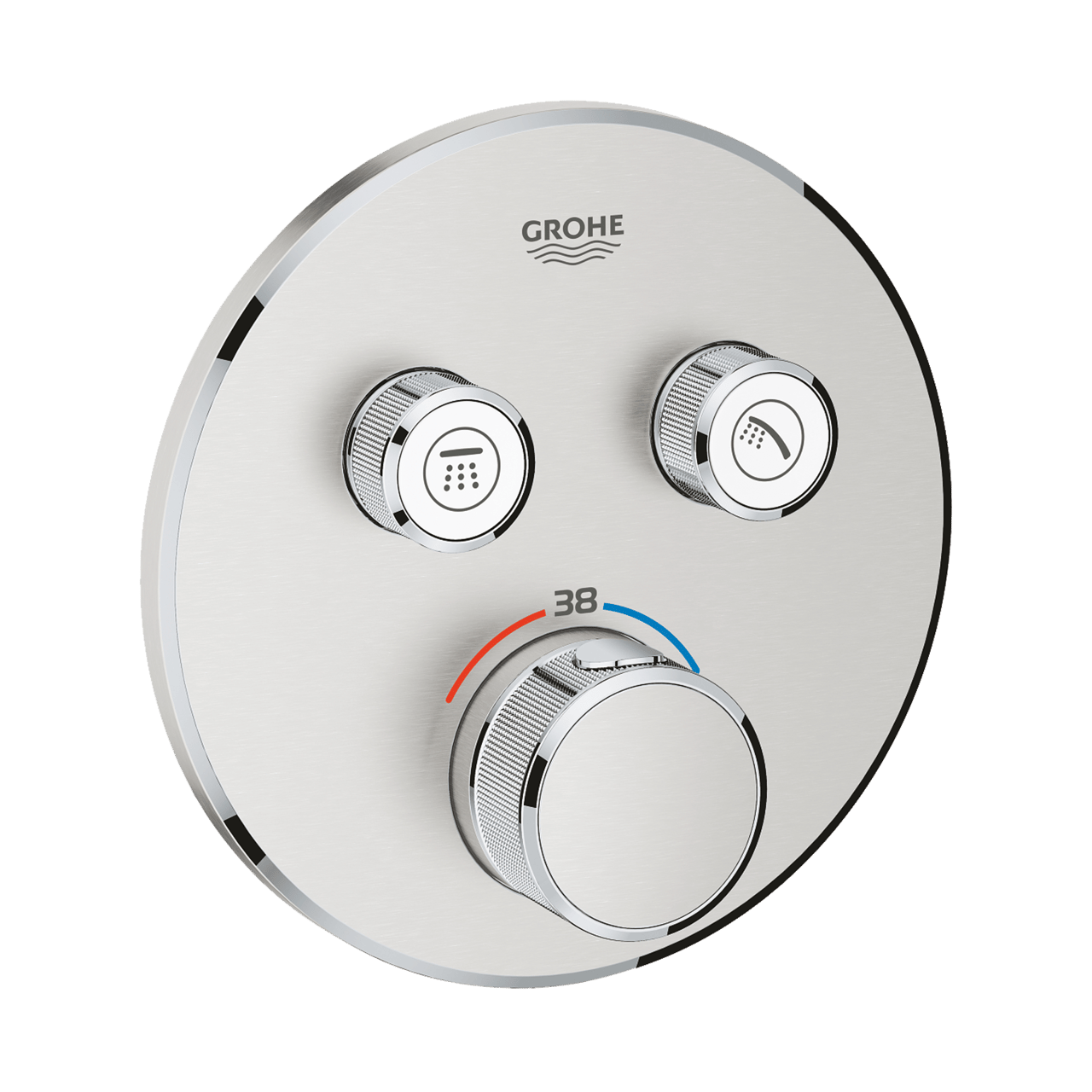 Grohe Grohtherm SmartControl thermostat de douche encastré, élément encastré non inclus