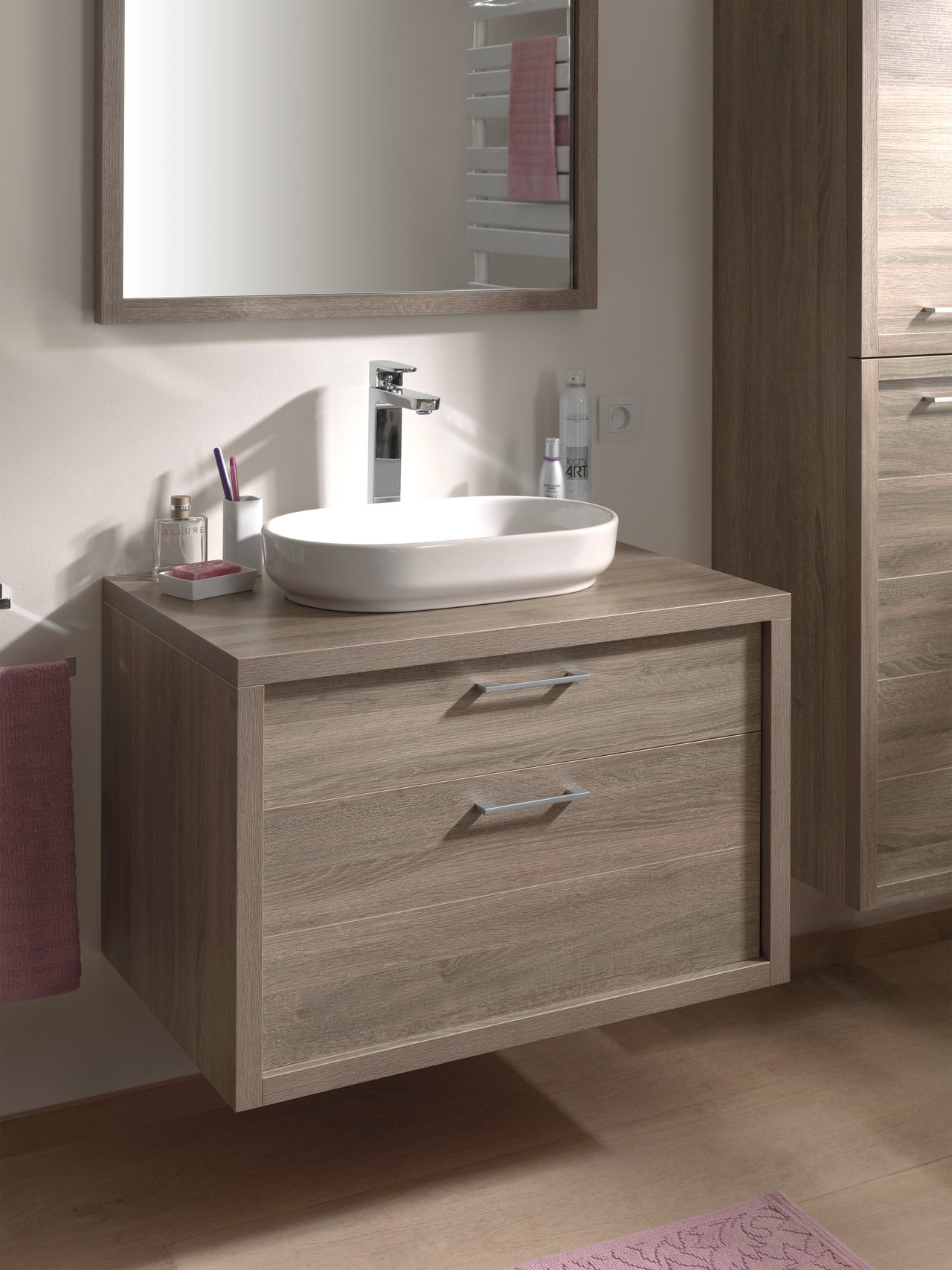 Blaufoss Oroya robinet de lavabo réhaussé chrome brillant