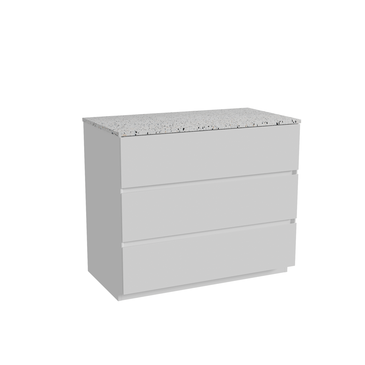 Storke Edge meuble salle de bains avec tablette pour vasques Tavola