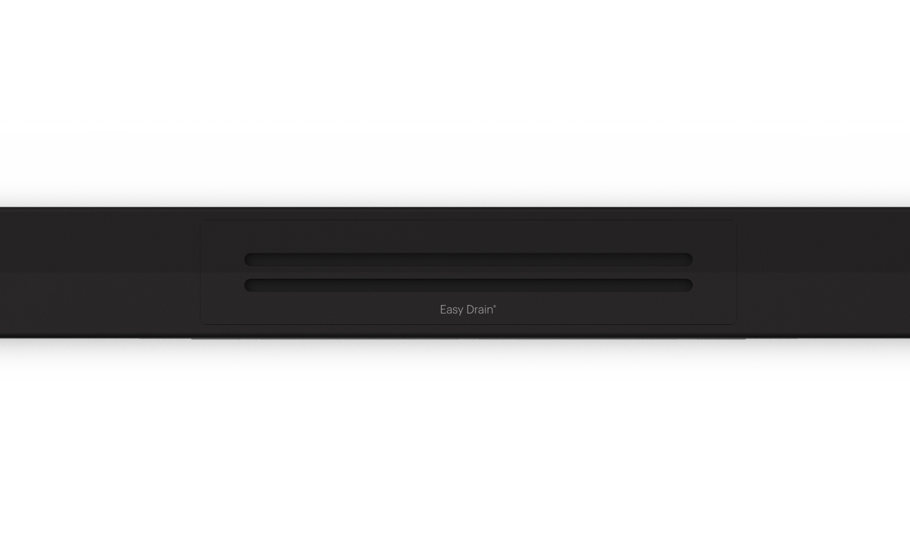 Easy Drain R-Line Clean Color Duschrinne 70cm Matt Schwarz