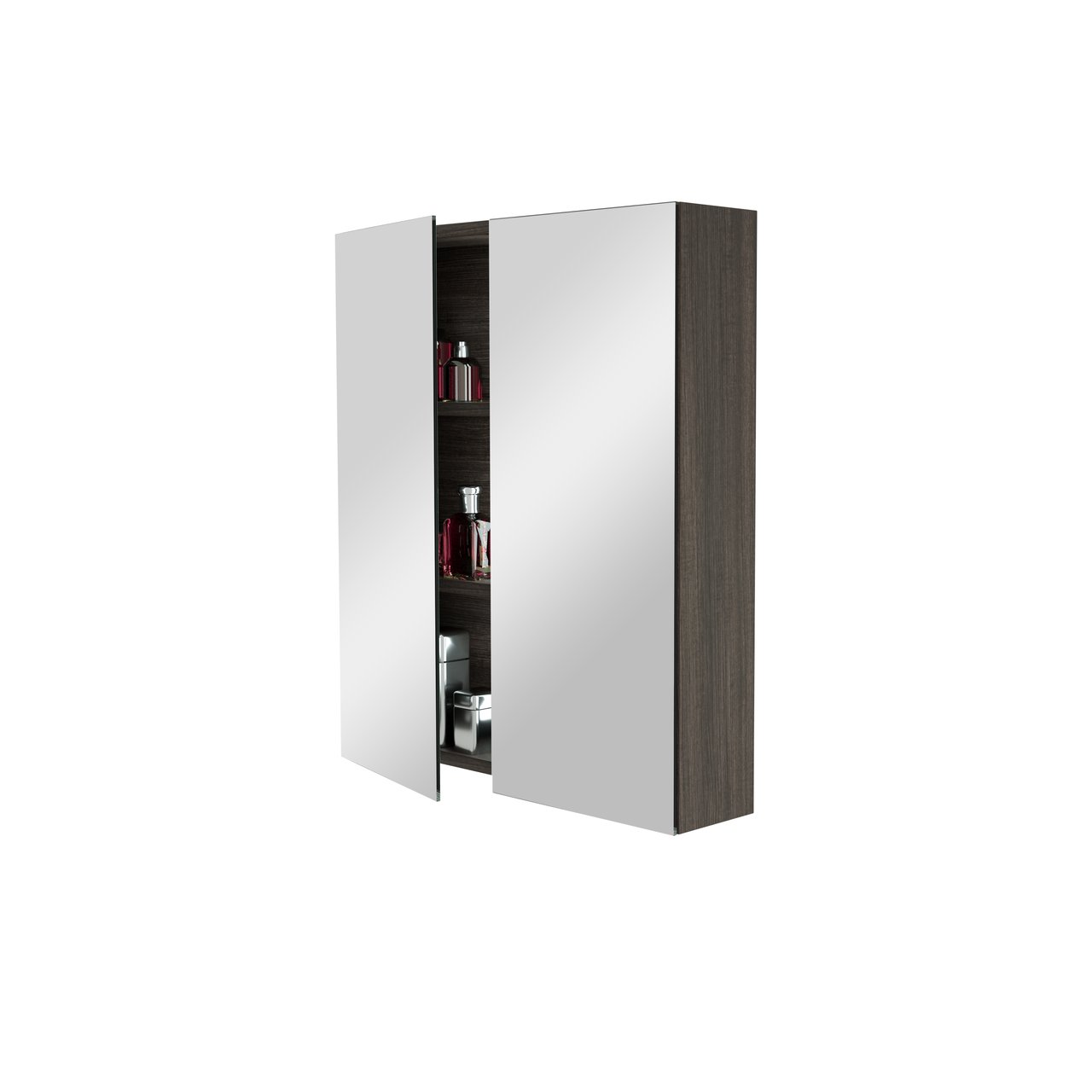 Storke Reflecta spiegelkast 65 x 75 cm grove zwarte eik