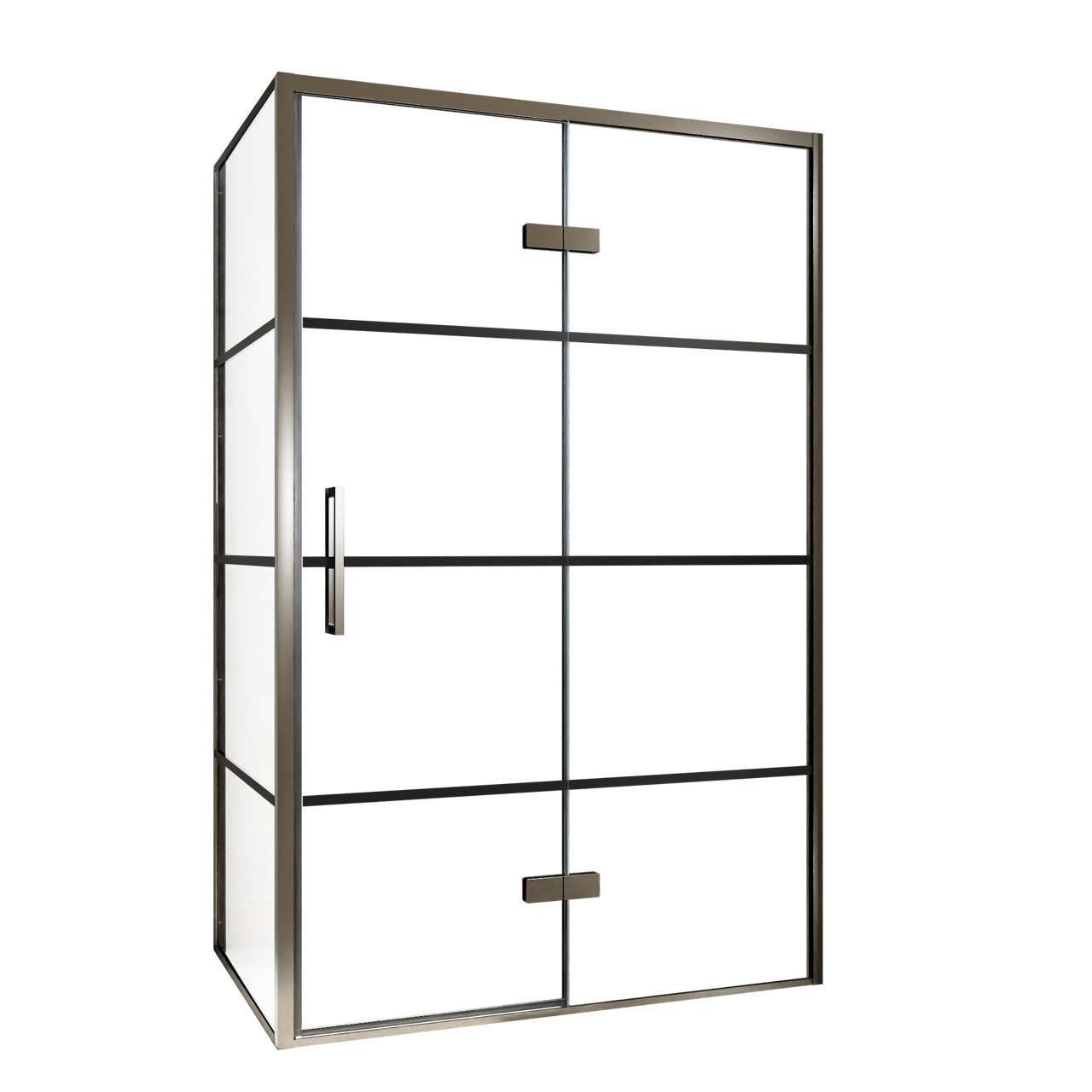 Balmani Senses Design Eckdusche mit Drehtür