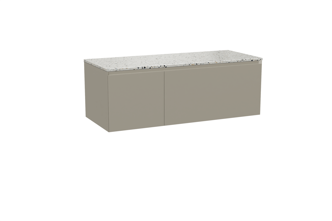 Balmani Idra badkamermeubel met Stretto wastafelblad voor waskom(men)