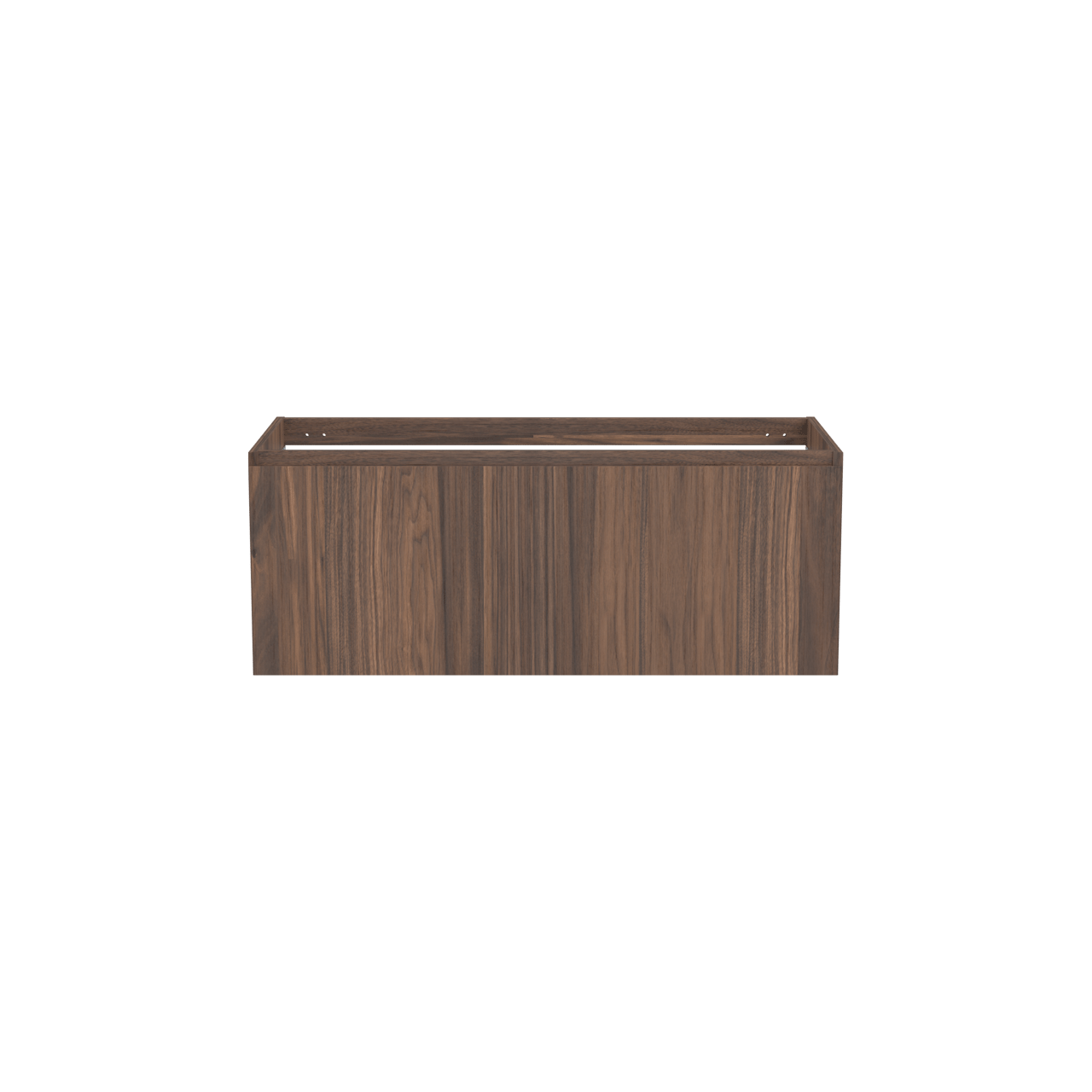 Balmani Idra zwevende wastafelonderkast 120 x 55 cm fineer notelaar 2 lades