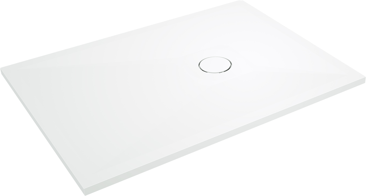 Balmani Lago receveur de douche 120 x 80 cm Solid Surface blanc mat