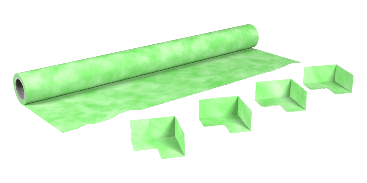 Greenlox set waterafdichtingsmat 5 m²+4 hoeken