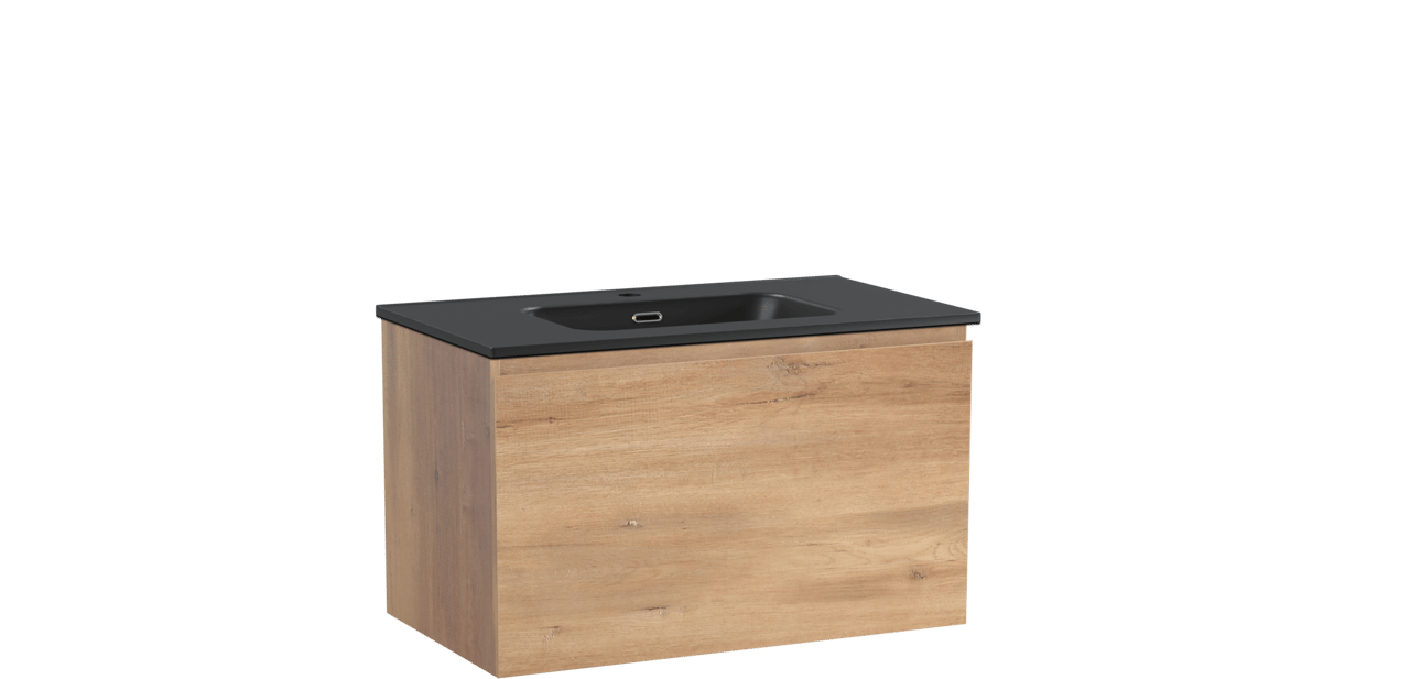 Linie Lado meuble salle de bains avec lavabo Baro