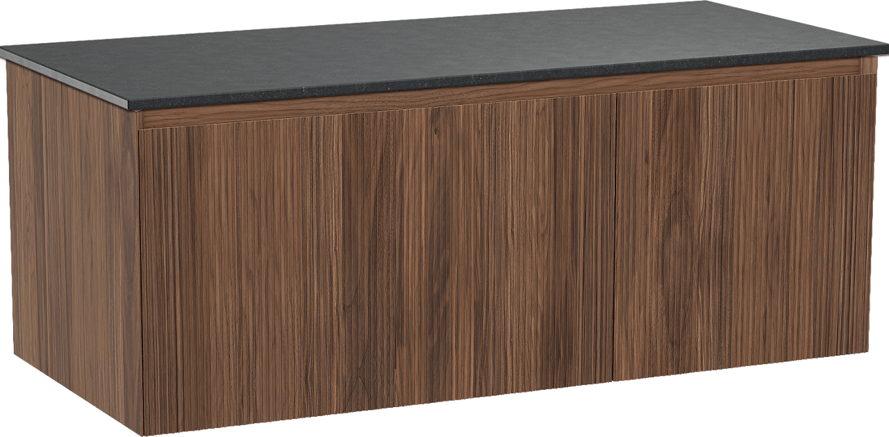 Balmani Fila Badmöbel Set mit Stretto Waschtischplatte für Aufsatzwaschbecken