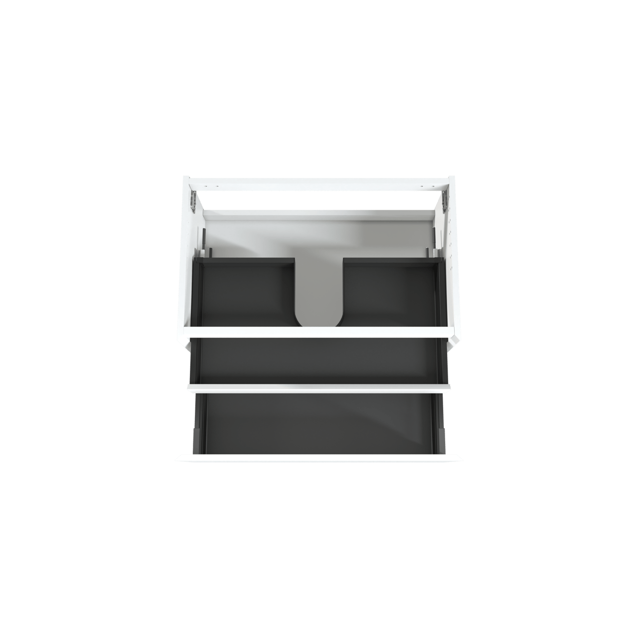 Balmani Idra zwevende wastafelonderkast 90 x 55 cm mat wit 2 lades