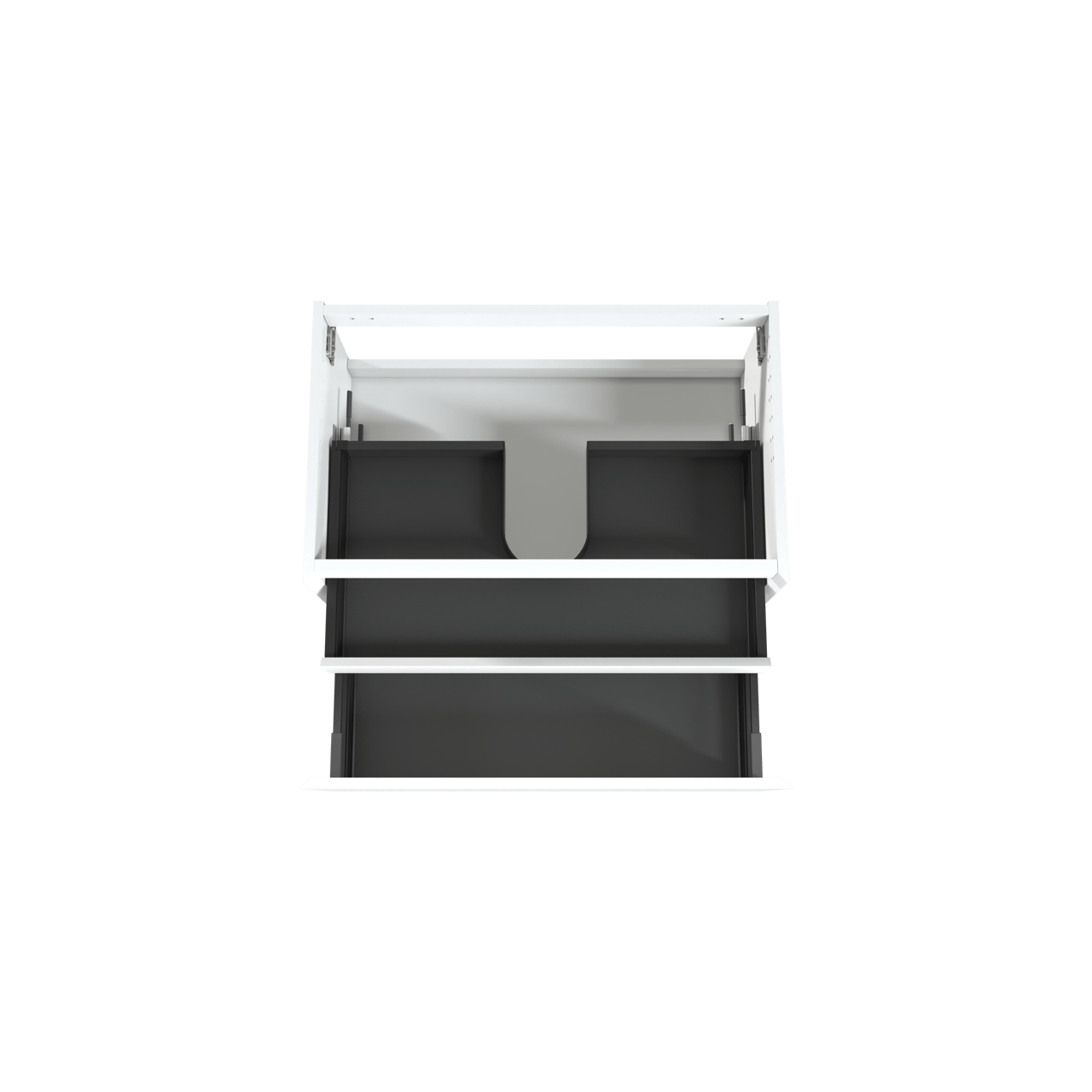 Balmani Idra meuble sous-vasque suspendu 90 x 55 cm blanc mat 2 tiroirs