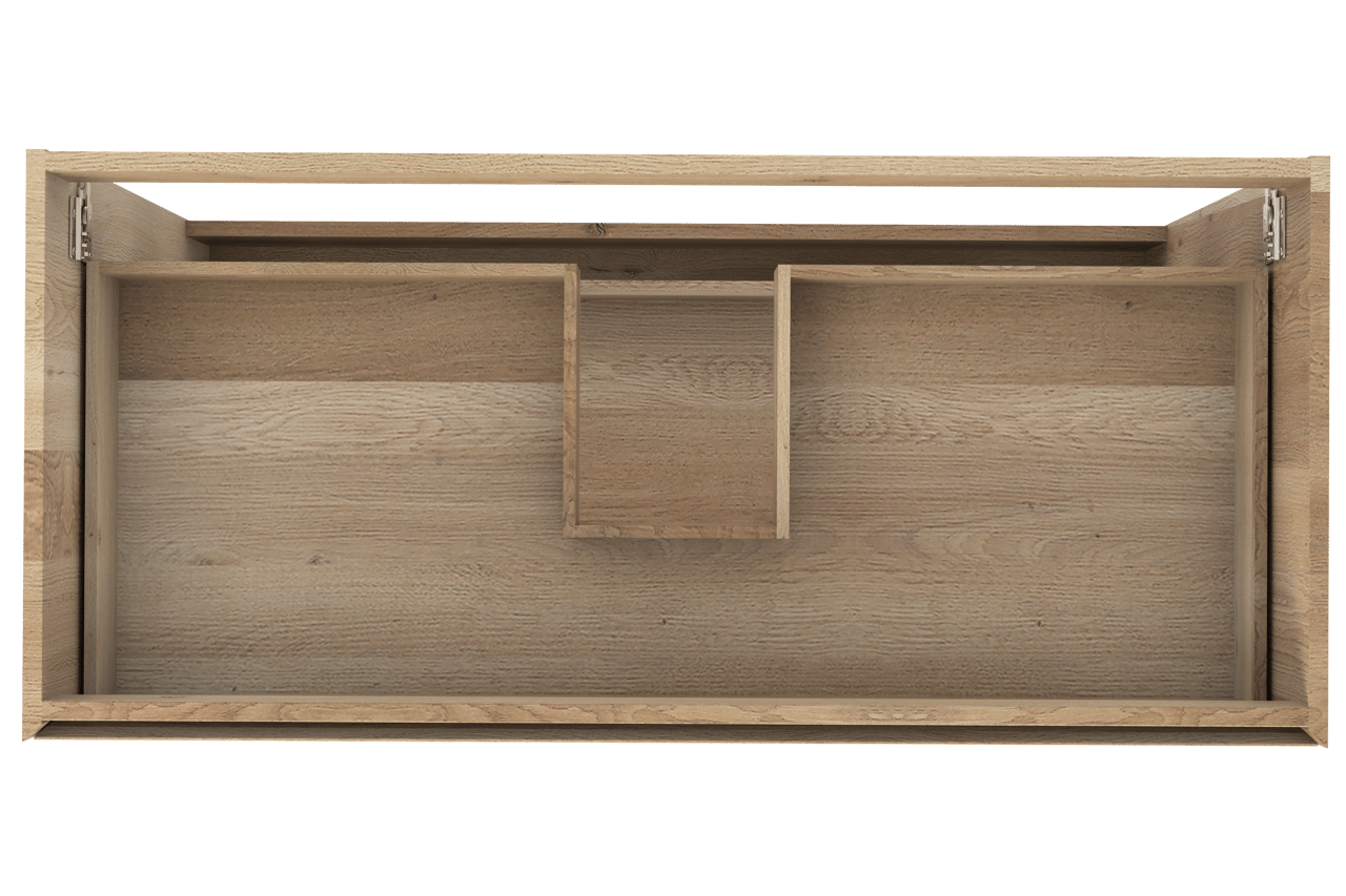 Balmani Mitra staande wastafelonderkast 120 x 55 cm natuur eik 3 lades