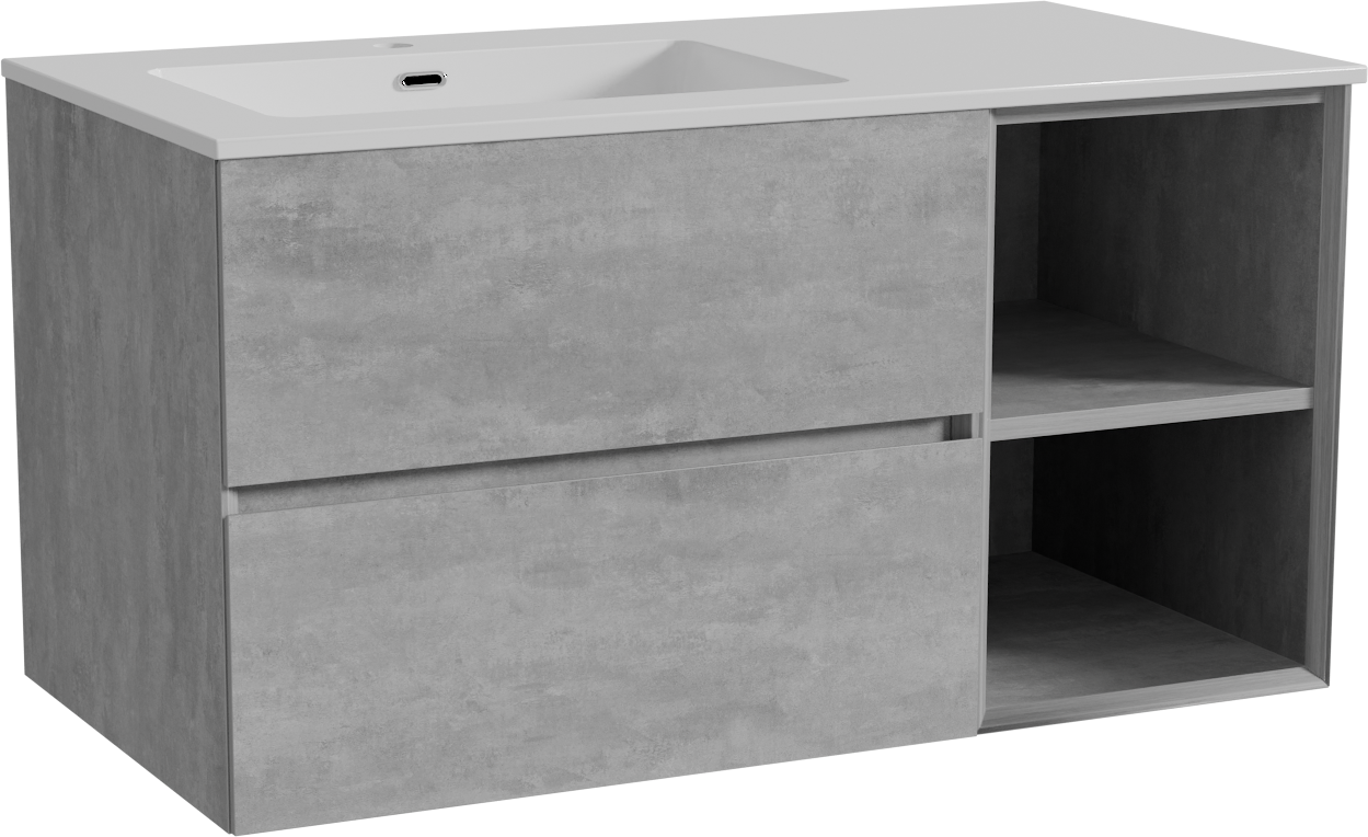 Storke Edge meuble salle de bains avec plan vasque Diva