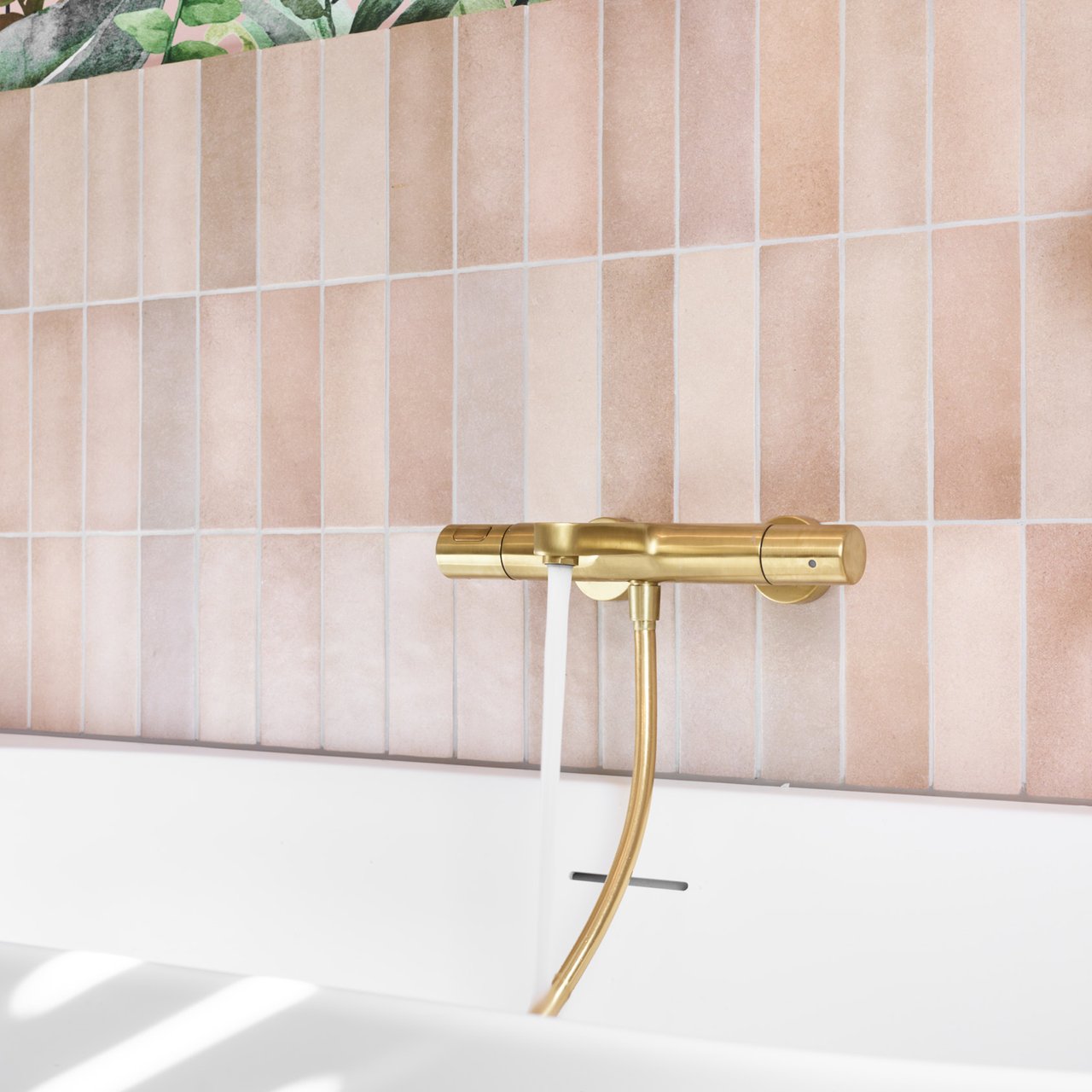 Blaufoss Apollo robinet baignoire thermostatique Brushed Gold