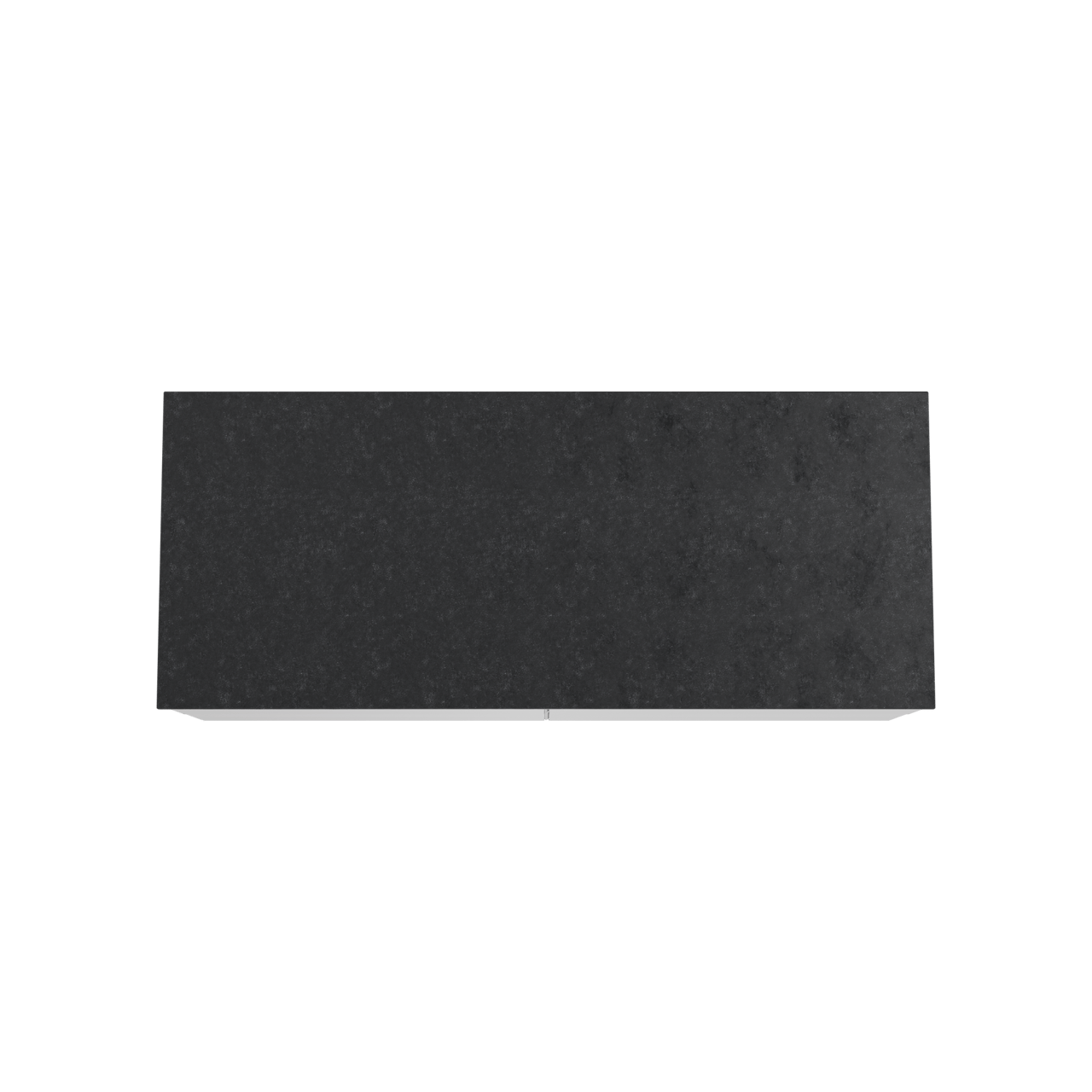 Balmani Mitra meuble salle de bains suspendu 135 x 55 cm blanc mat avec Stretto tablette simple ou double en granit noir