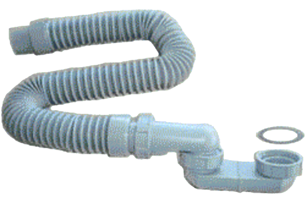 Santeg flexible siphon pour baignoire sans trop-plein