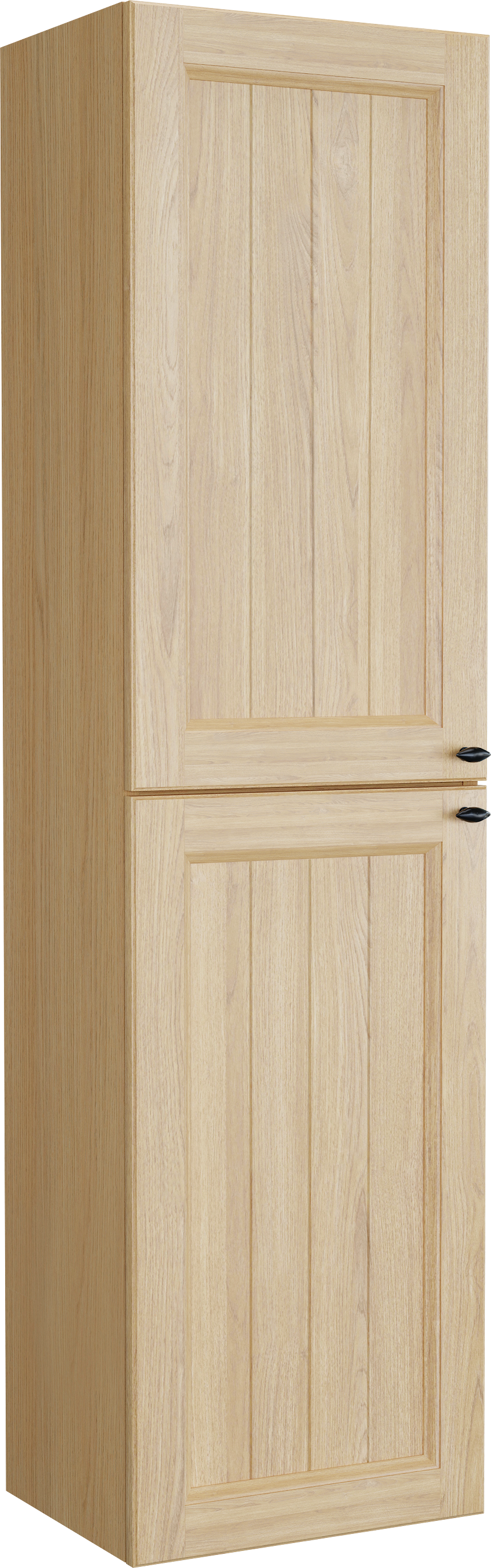 Balmani Lemon zwevende badkamerkast Fineer natuur eik 45 x 35 x 169 cm