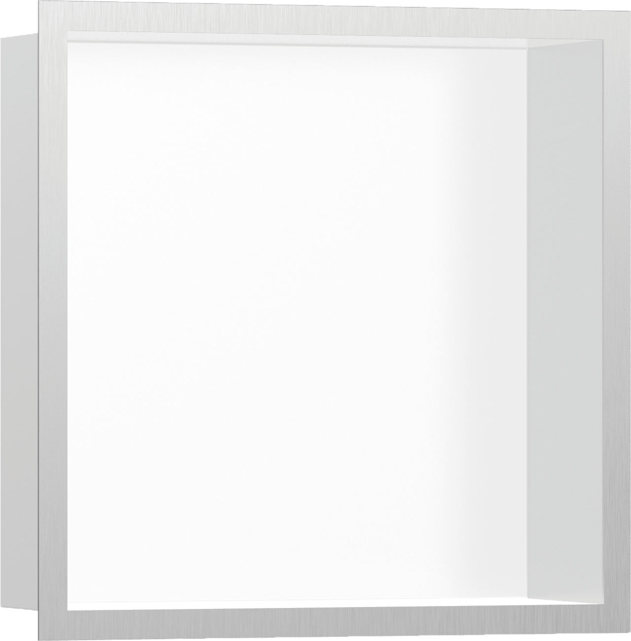 Hansgrohe XtraStoris Einbaunischen rvs look