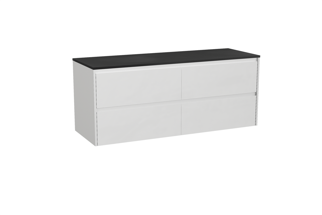 Storke Seda meuble salle de bains avec tablette pour vasques Panton