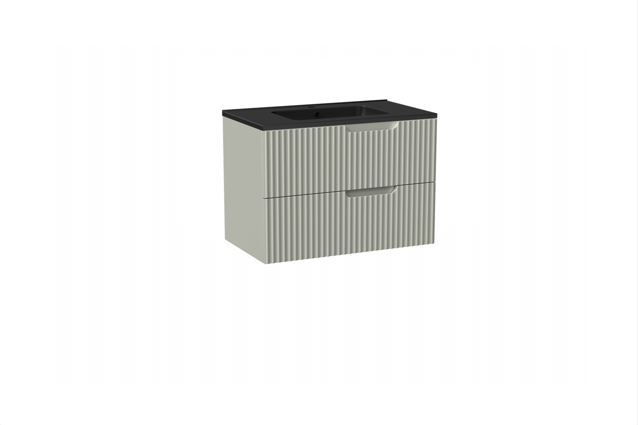 Linie Ribbo meuble salle de bains avec plan vasque Vano
