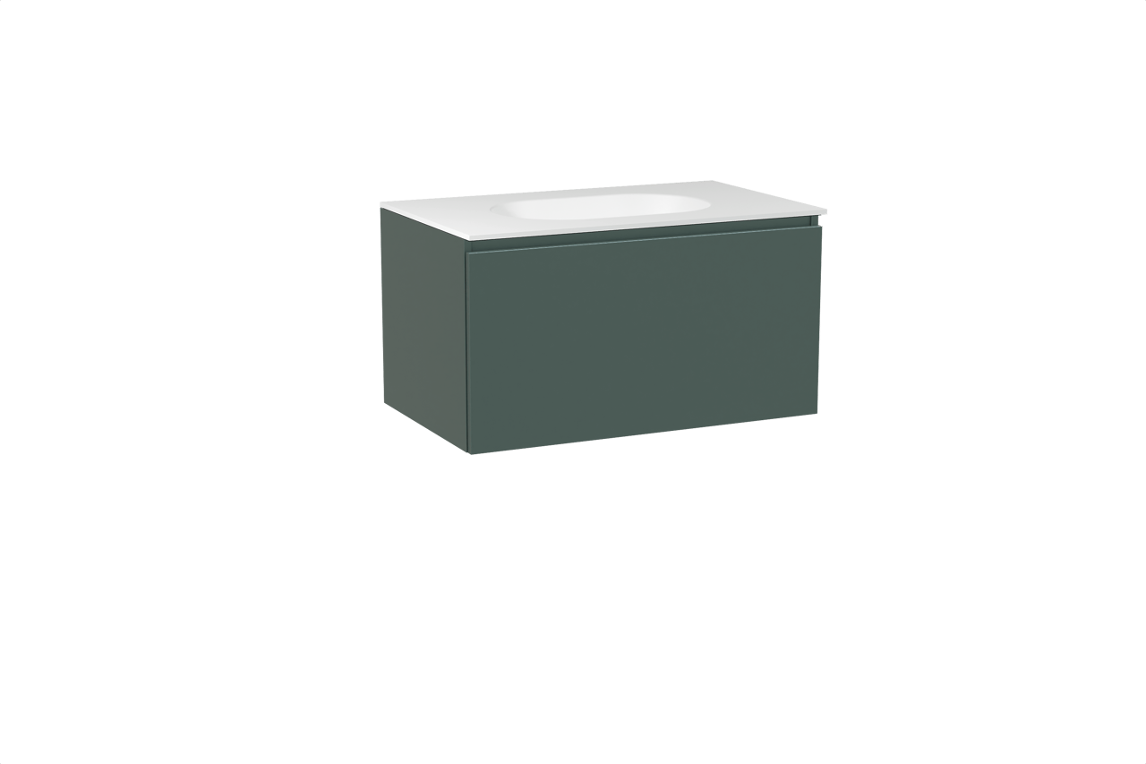 Balmani Sfera Badmöbel Set mit Tablo Oval Waschtisch