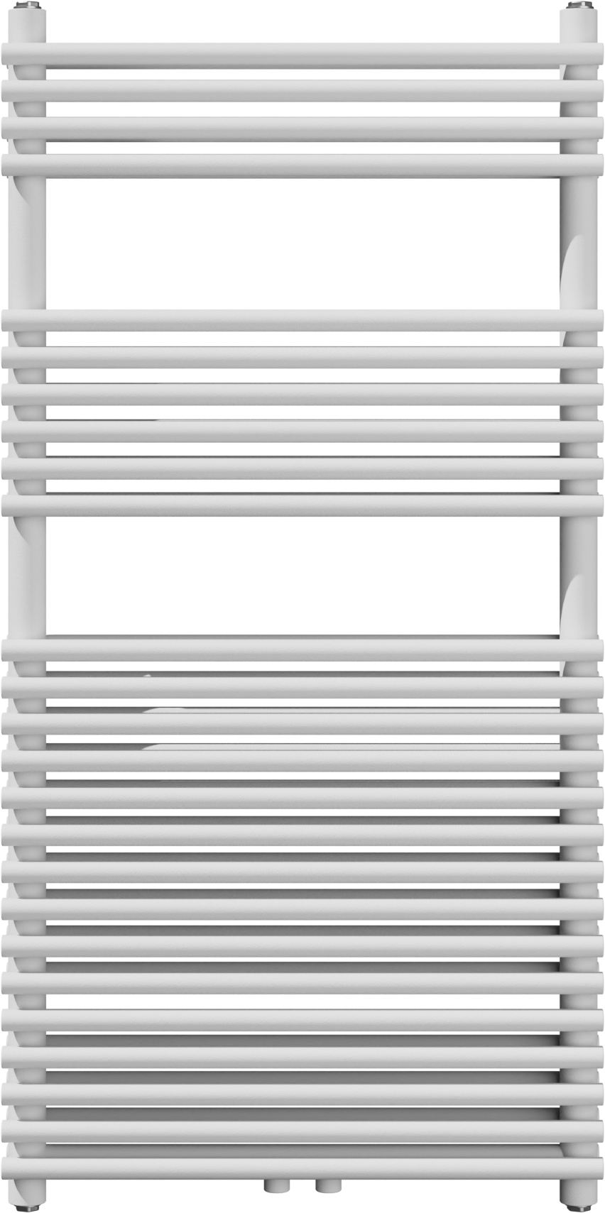 Vipera Alegria Doppelhandtuchheizkörper: 60 x 120 cm, Zentralheizung, Weiß matt, Seiten- & Mittelanschluss, 1.327W