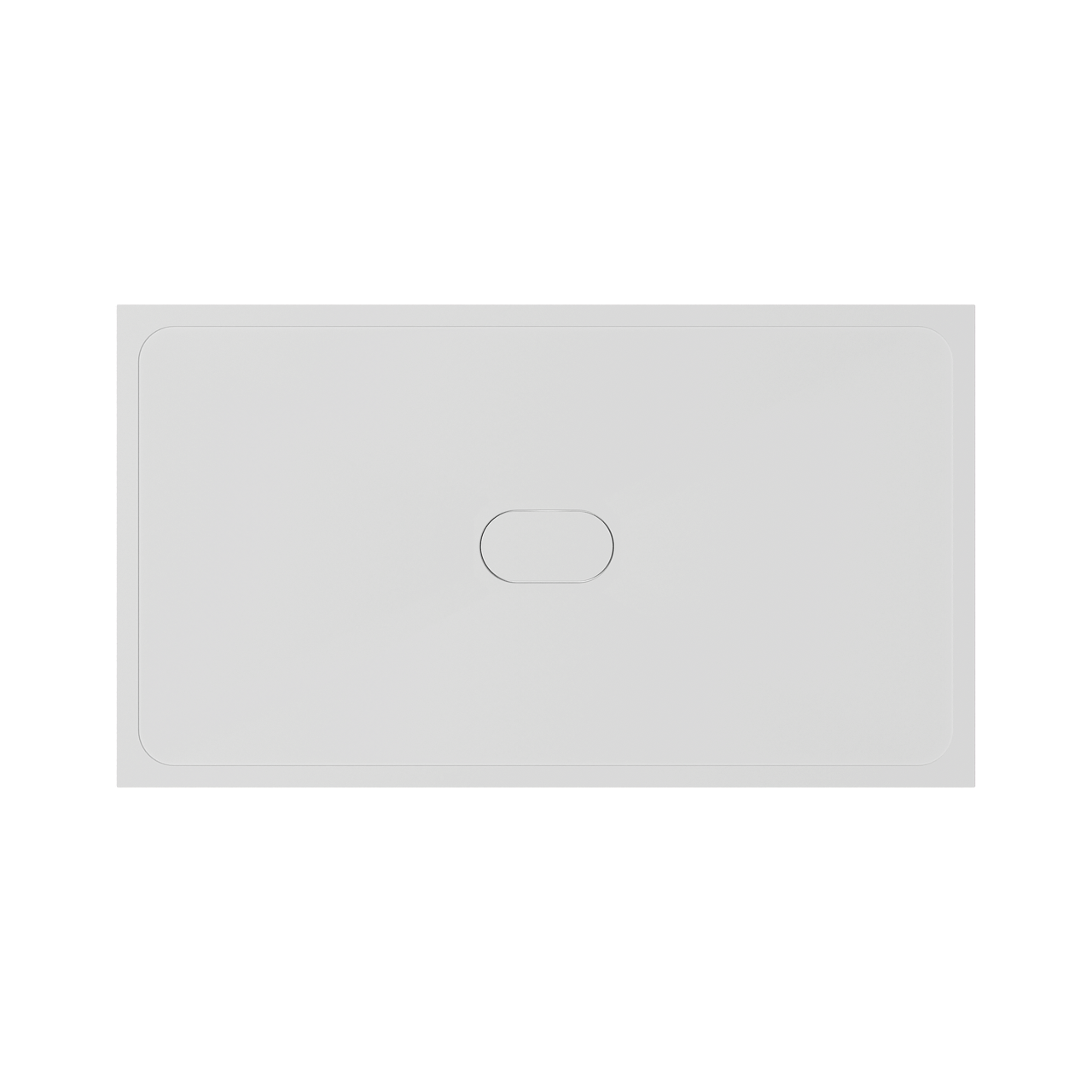 Balmani Artic douchebak 160 x 90 cm top solid mat wit