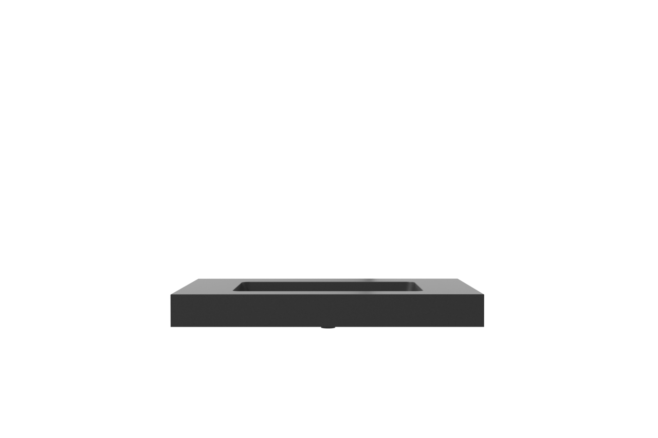 Storke Scuro High vasque simple quartz mat 85 x 52 cm