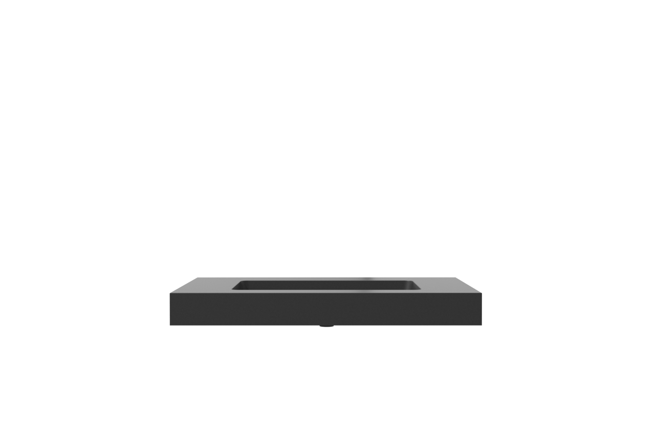 Storke Scuro High vasque simple quartz mat 85 x 52 cm