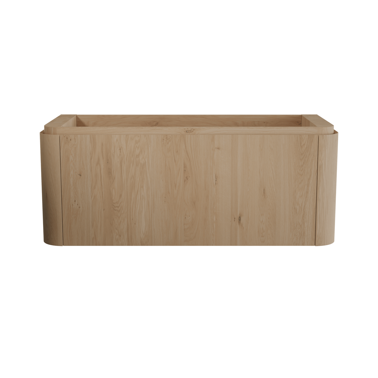 Balmani Moon zwevende wastafelonderkast 130 x 55 cm naturel eiken 2 lades