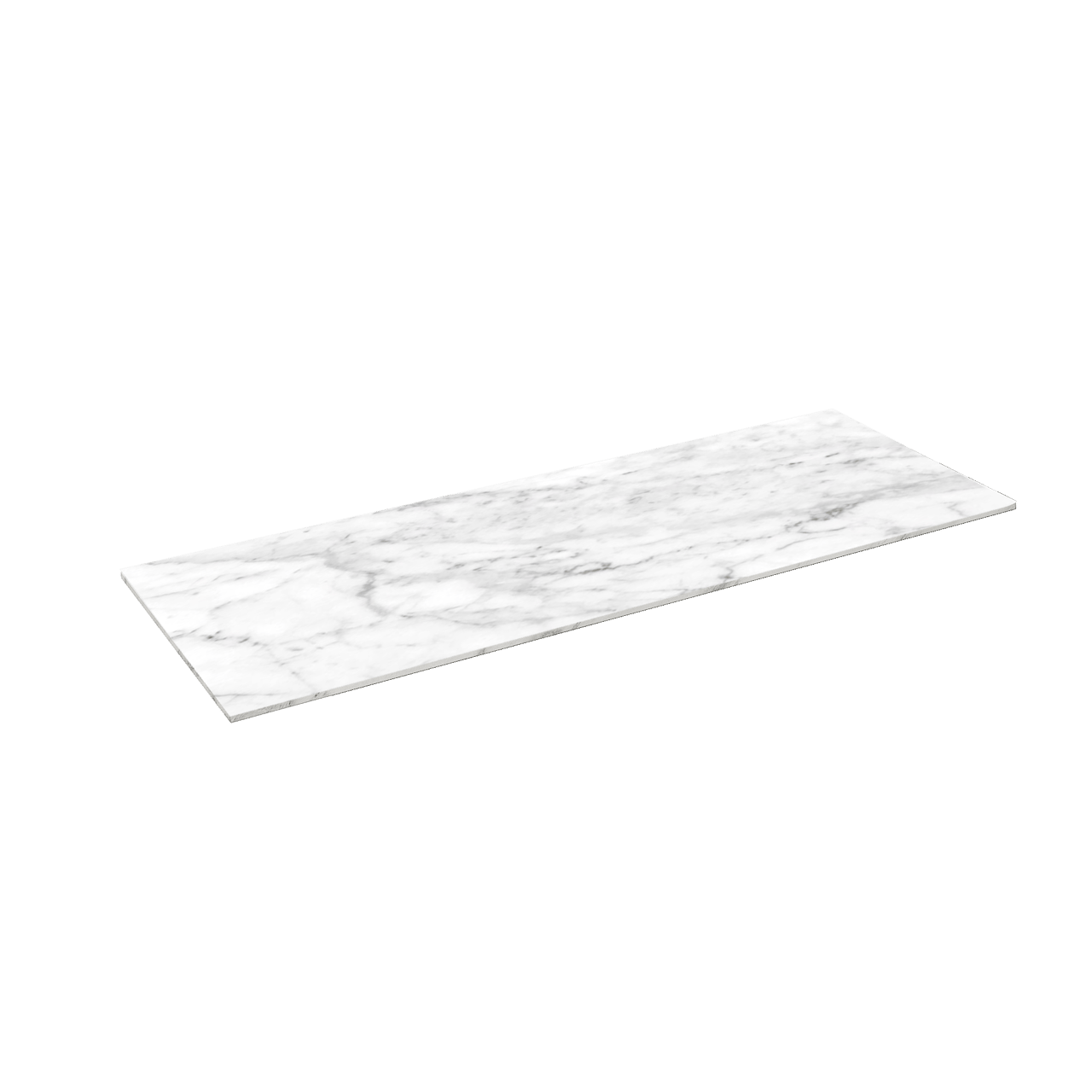 Balmani Stretto tablette simple ou double marbre carrara 150 x 55 cm