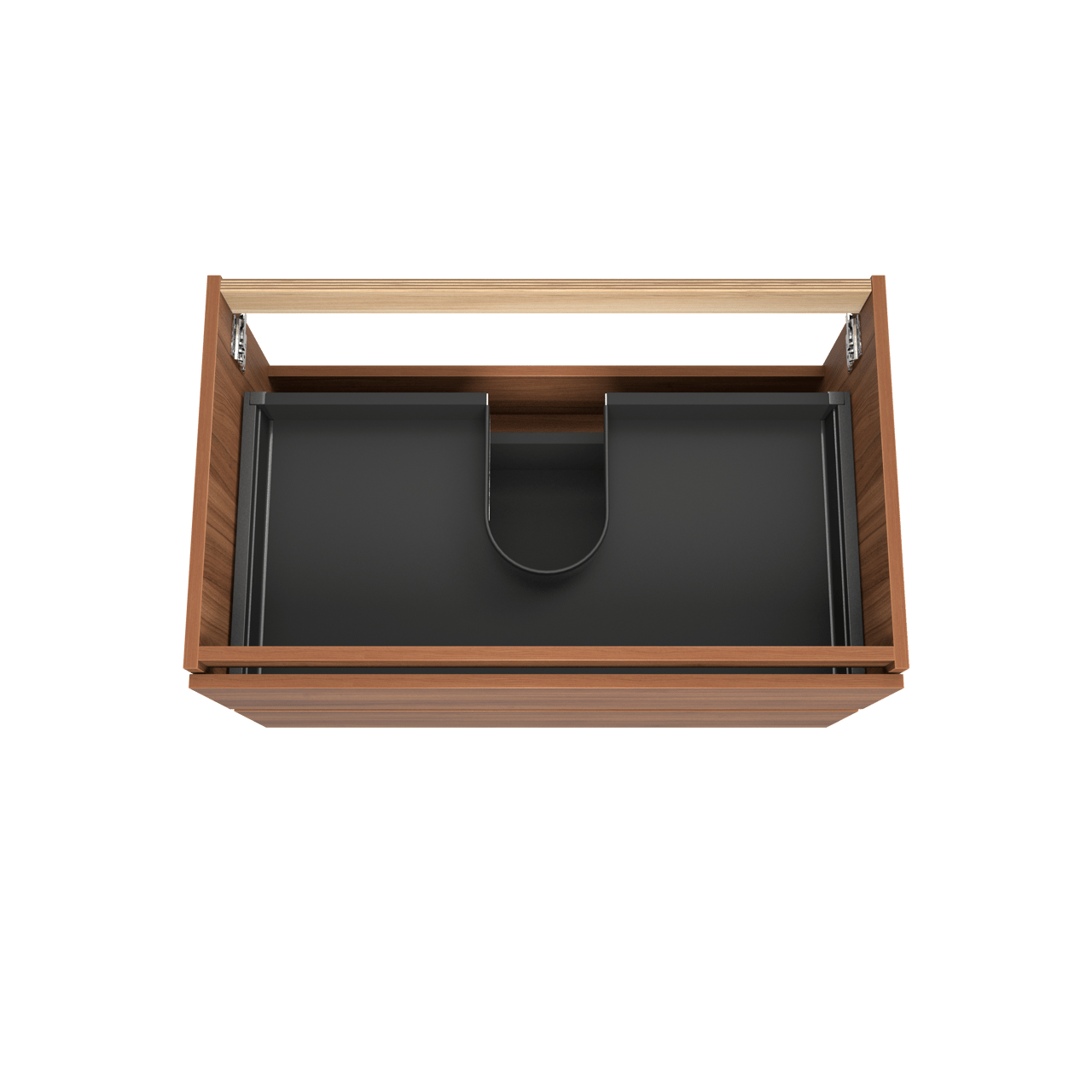 Balmani Lucida zwevende wastafelonderkast 90 x 55 cm notelaar 2 lades