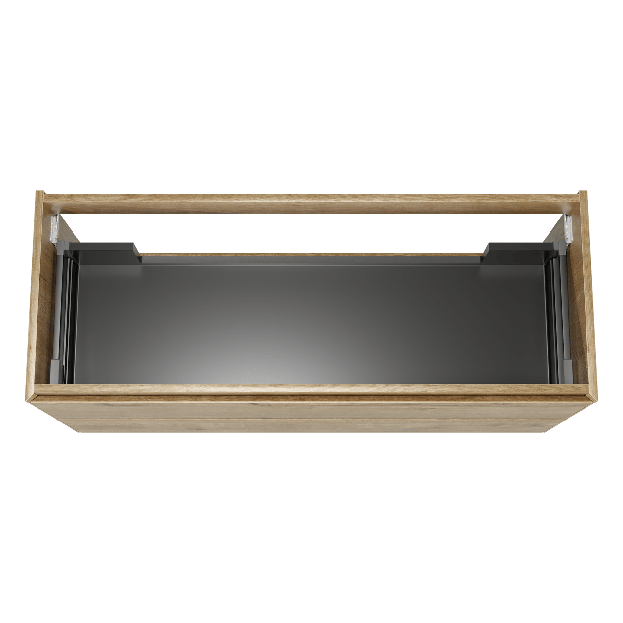 Balmani Mitra Compact meuble sous-lavabo suspendu 120 x 46 cm chêne brut 2 tiroirs