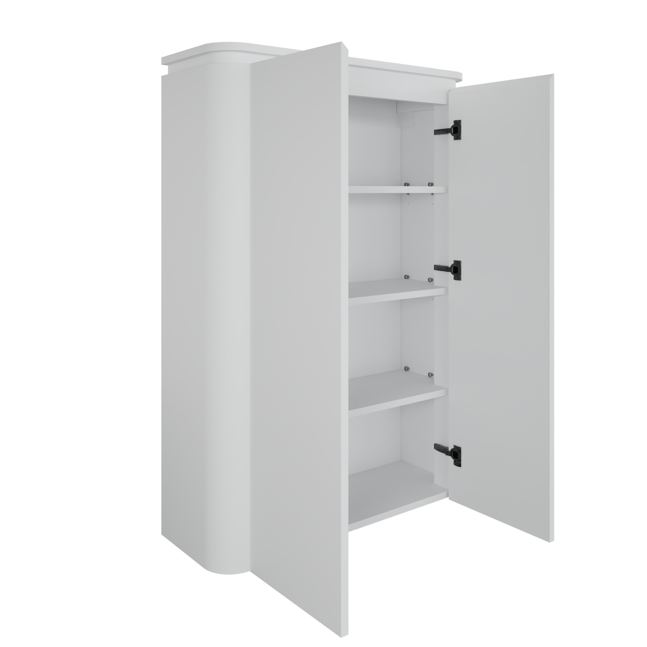 Balmani Moon colonne salle de bains suspendu blanc mat 90 x 32 x 130 cm