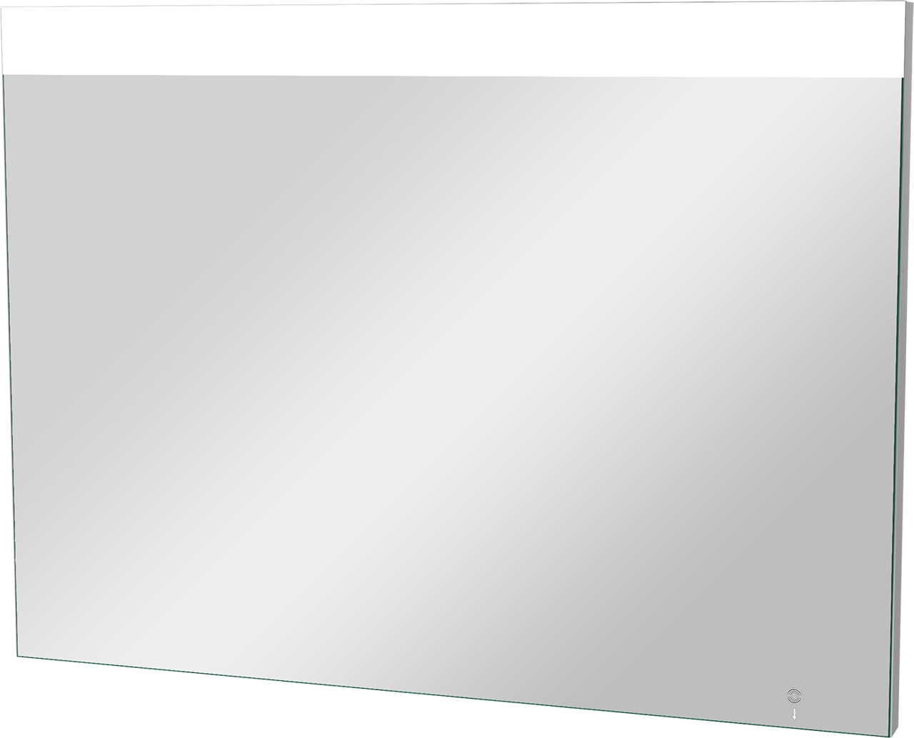 Storke Lucera rechthoekig badkamerspiegel 95 x 70 cm met spiegelverlichting