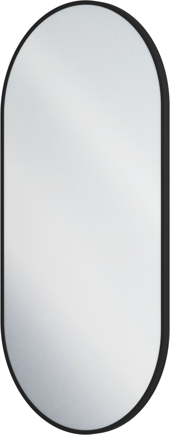 Storke Nero miroir ovale noir 45 x 90 cm