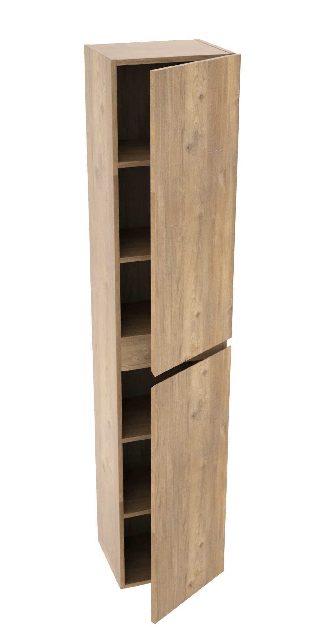 Linie Lado hängender Hochschrank Eiche natur 35 x 30 x 170 cm