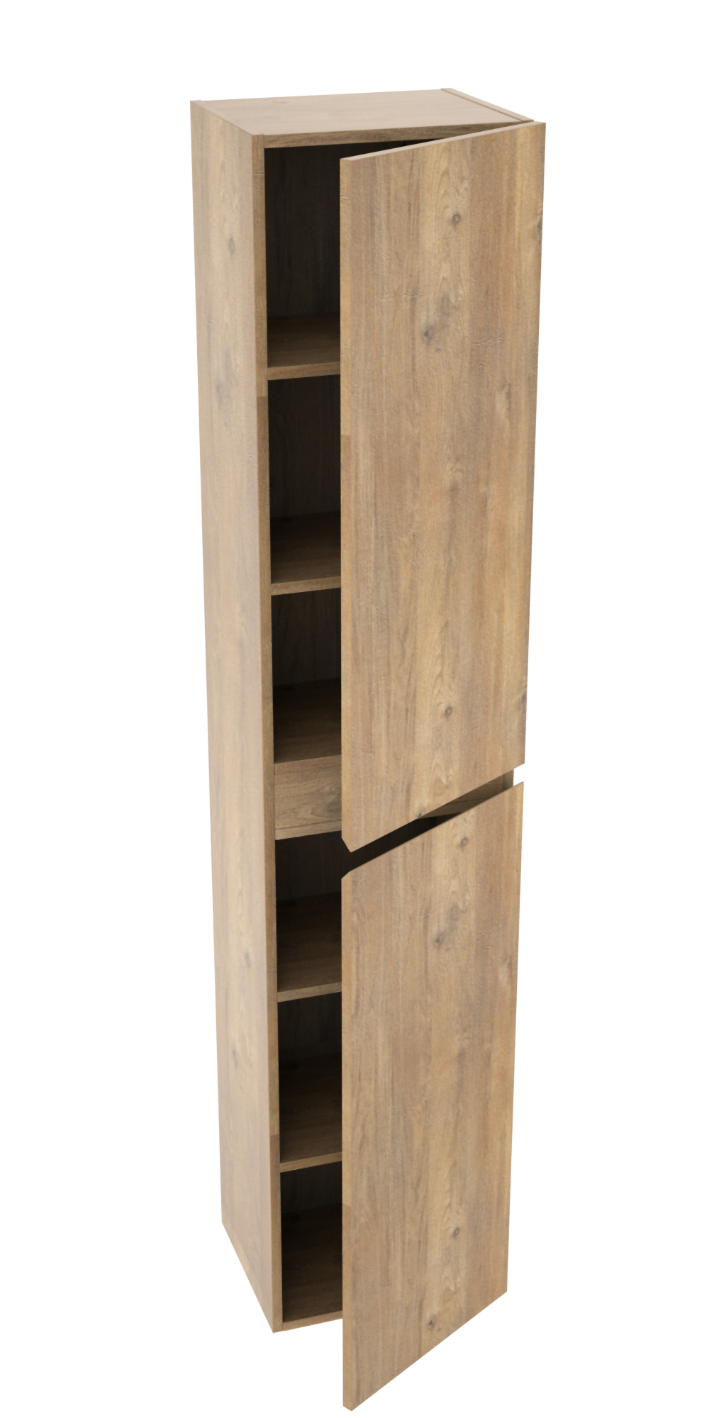 Linie Lado colonne salle de bains suspendu chêne naturel 35 x 30 x 170 cm