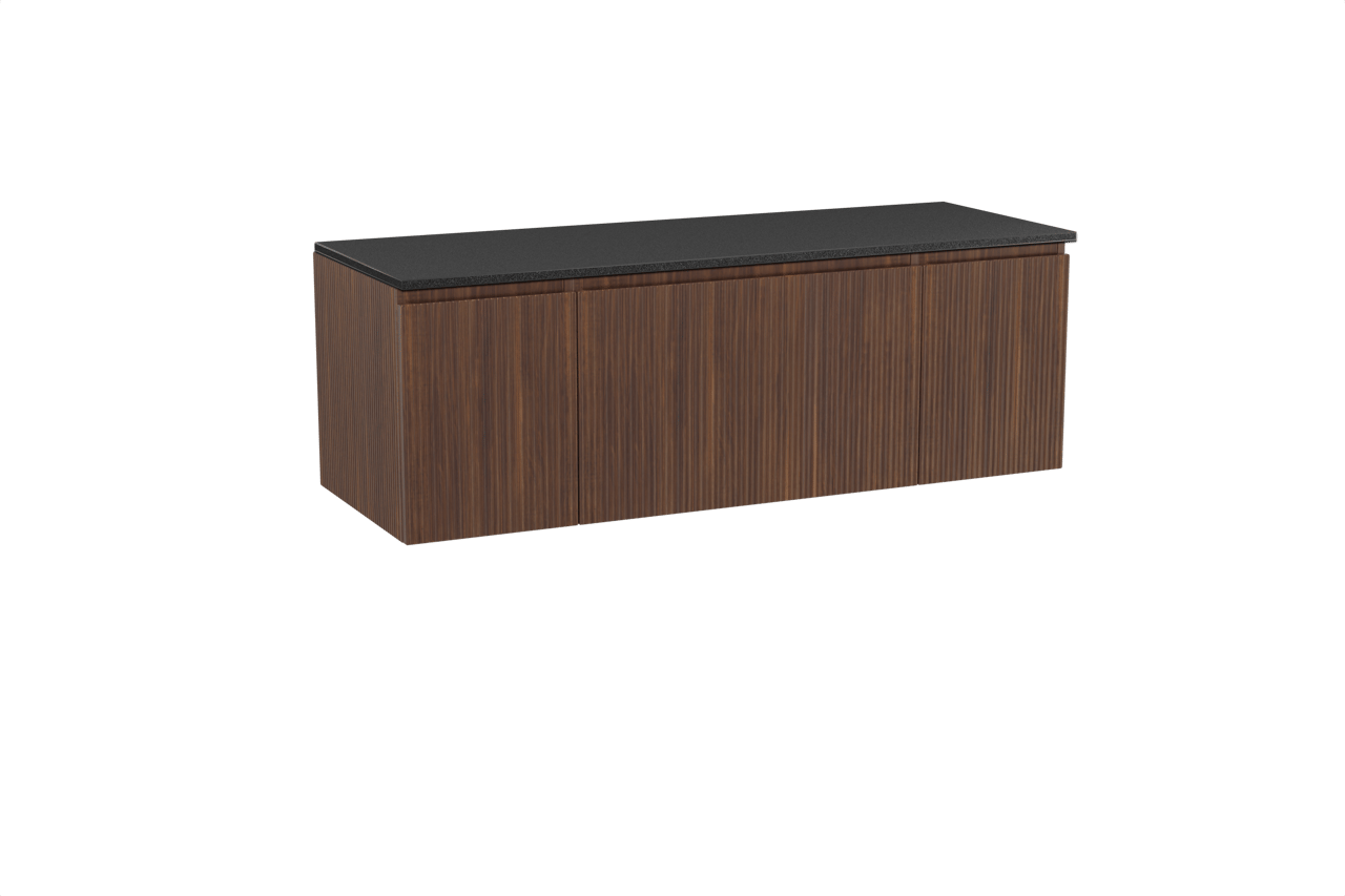 Storke Ribs meuble salle de bains avec tablette pour vasques Panton